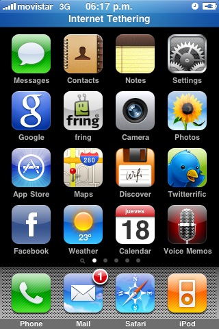 Tethering status