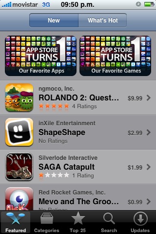 La App Store desde el iPhone